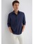 Lacivert Tencel Tm Modal Gömlek 0211625-70490 2
