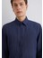 Lacivert Tencel Tm Modal Gömlek 0211625-70490 5
