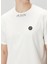 Kırık Beyaz Logo Detaylı T-Shirt 5