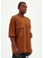Nomadian Oversize Kahve Erkek T-Shirt 2
