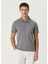Gri Polo Yaka Yün T-Shirt 3