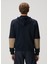 Lacivert Bej Kapüşonlu Sweatshirt 4