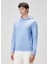 Açık Mavi Logo Patchli Sweatshirt 3