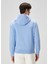 Açık Mavi Logo Patchli Sweatshirt 4