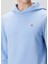 Açık Mavi Logo Patchli Sweatshirt 5