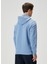 Mavi Kapüşonlu Sweatshirt 3
