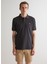Gri Polo Yaka Regular Fit Kısa Kollu Erkek T-Shirt 1