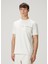 Rivalto Krem Logo Baskılı T-Shirt 1