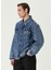 Free Heaven Wih Washed Effect Mavi Erkek Kot Ceket 4