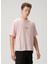 Pembe Figür Baskılı T-Shirt 4