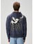Lacivert Kapüşonlu Sweatshirt 4