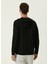 Siyah Kapüşonlu Sweatshirt 4