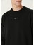 Siyah Logo Baskılı Sweatshirt 5
