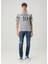 Gri Logo Detaylı T-Shirt 2