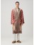 Kırmızı Etnik Desenli Ipek Kimono 1