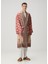 Kırmızı Etnik Desenli Ipek Kimono 3