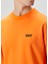 Turuncu Logo Nakışlı Sweatshirt 5