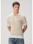 Summer Lovers Kırık Beyaz Polo Yaka T-Shirt 3