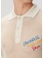 Summer Lovers Kırık Beyaz Polo Yaka T-Shirt 5