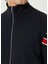 Lacivert Logo Şeritli Sweatshirt 5