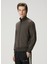 Gri Kapüşonlu Logolu Sweatshirt 3