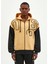 Kum Fırtınası Fermuarlı Antrasit Kum Rengi Hoodie 1