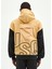 Kum Fırtınası Fermuarlı Antrasit Kum Rengi Hoodie 4