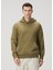 Haki Kapüşonlu Sweatshirt 1
