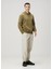 Haki Kapüşonlu Sweatshirt 2