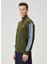Kahverengi Şerit Detaylı Sweatshirt 3