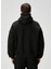 Siyah Kapüşonlu Sweatshirt 4