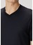 Koyu Mavi Yün T-Shirt 5