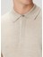 Bej Polo Yaka T-Shirt 5