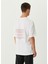 Beyaz Yazı Baskılı T-Shirt 4