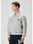 Gri Varsity Yün Ceket 3