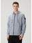Huron Mavi Kapüşonlu Sweatshirt 3