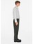 Beyaz Pamuklu Relaxed Fit Striped Uzun Kollu Erkek Gömlek 3