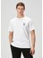 Beyaz Baskılı T-Shirt 1
