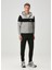 Gri Siyah Kapüşonlu Logolu Sweatshirt 2