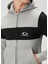 Gri Siyah Kapüşonlu Logolu Sweatshirt 5