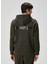 Mega Zip Haki Kapüşonlu Sweatshirt 4