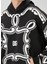 Siyah Beyaz Kapüşonlu Sweatshirt 5