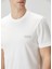 Beyaz Logo Nakışlı T-Shirt 5