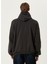 Large Fit Boxy Siyah Kapüşonlu Sweatshirt 4