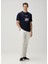 Lacivert Şehir Baskılı T-Shirt 2