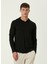 Siyah Kapüşonlu Sweatshirt 1