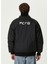 Oversize Siyah Erkek Bomber Ceket 3