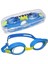 Çocuklar Için Ayarlanabilir Mavi Sarı Yüzücü Gözlüğü, Deniz ve Havuz Kullanımı 1