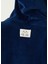 MB Lacivert Oversize Kapüşonlu Kadife Sweatshirt 4