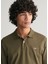 Yeşil Regular Fit Polo Yaka Erkek T-Shirt 3